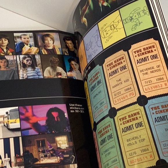 👠 Netflix Stranger Things Official Sticker Book - Picture 4 of 11